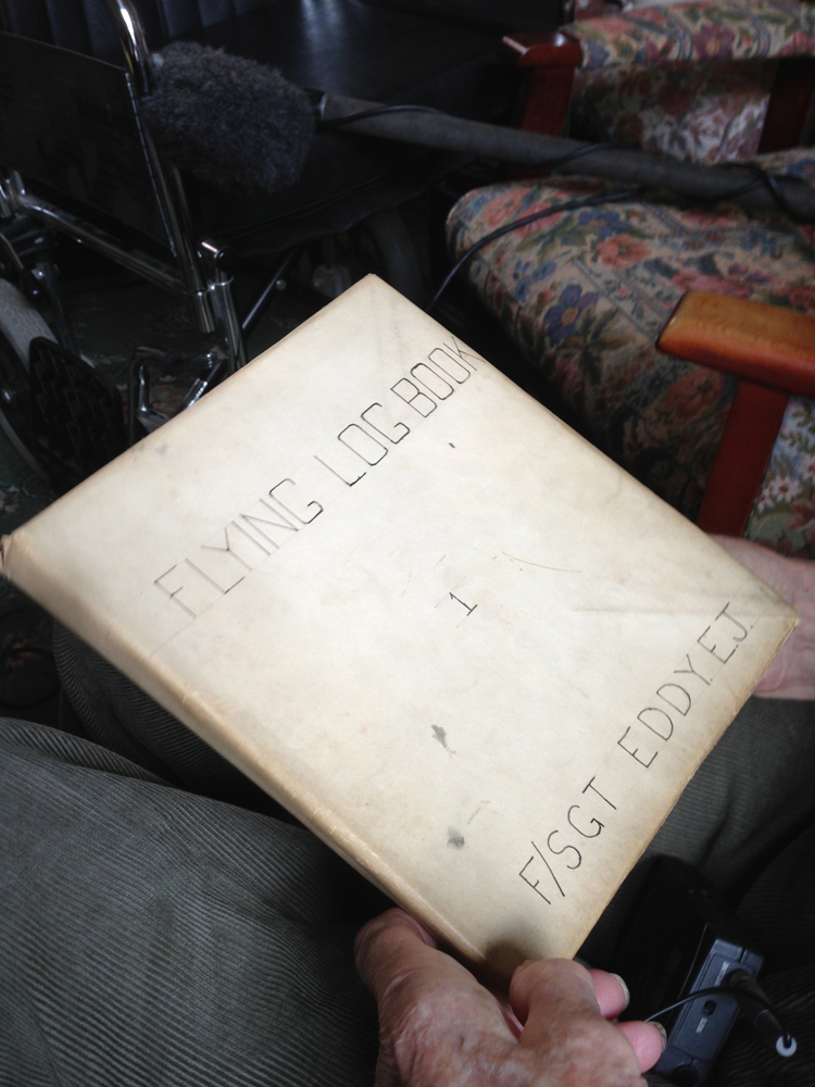 John Eddy log book -cover