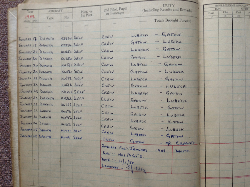 John Eddy log book