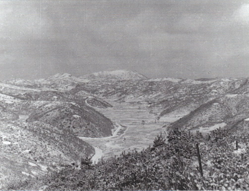 Samichon valley, Hill 355 in distance.jpg